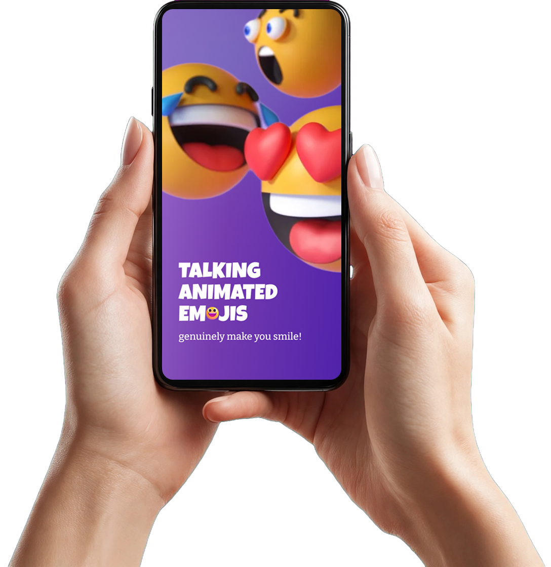 Talking Emoji app screen