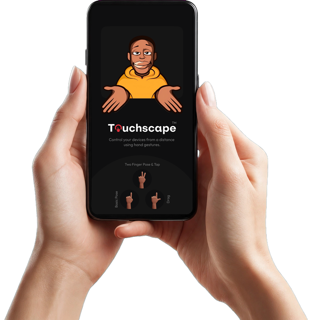 Touch Scape app screen